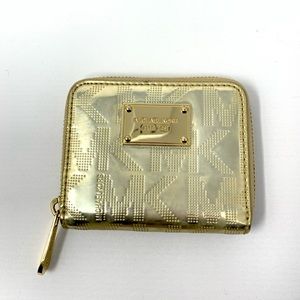 Michael Kors Gold Wallet
